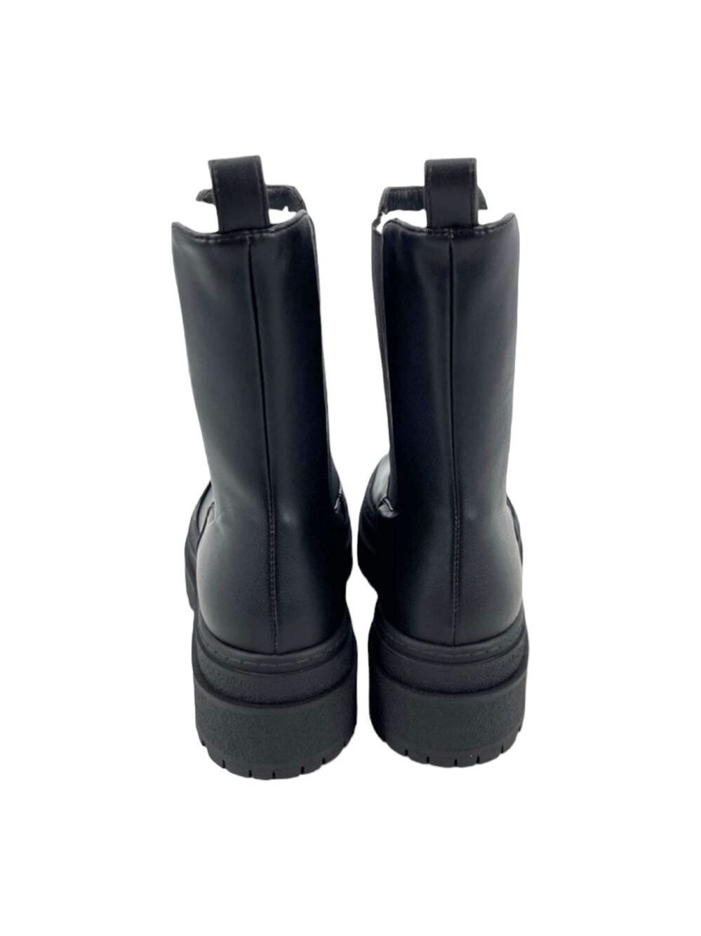 Good American Leather Chelsea Pull On Boot Black Women's NIB GA036V-X Size 9.5 - Picture 3 of 9